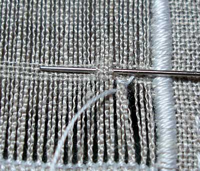 Drawn Thread Embroidery: the Diamond Stitch