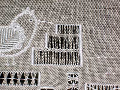 Drawn Thread Embroidery: the Diamond Stitch