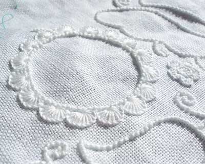 Schwalm Whitework Embroidery project underway