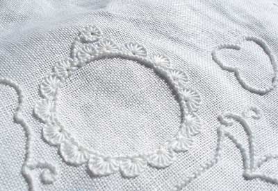 Schwalm Whitework Embroidery project underway