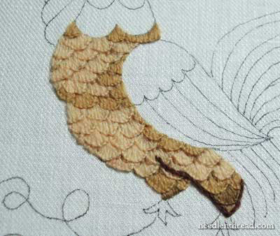 Crewel Work Embroidery: Rooster