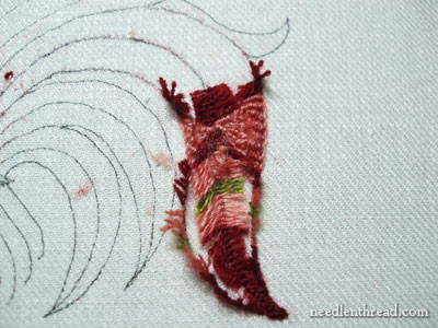 Crewel Embroidery: Rooster Project