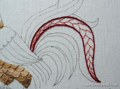 Crewel Embroidery: Rooster Project