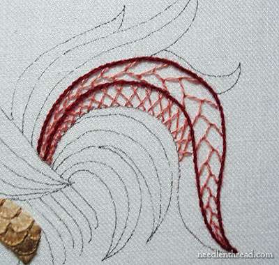 Crewel Embroidery: Rooster Project