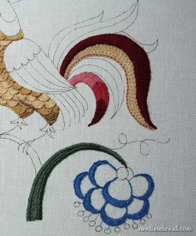 Crewel Embroidery: Rooster Project