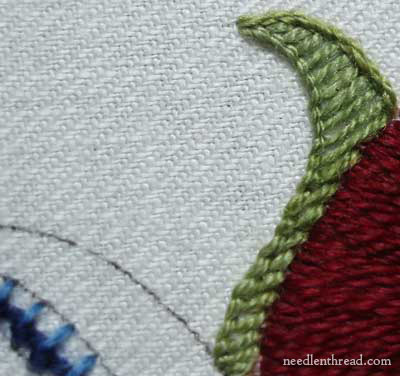 Crewel Embroidery: Rooster's Tail