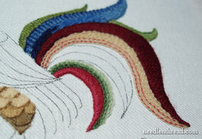 Crewel Embroidery: Rooster Project