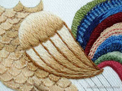 Crewel Embroidery Rooster