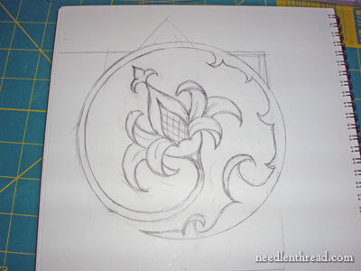 Embroidery Design Sketch