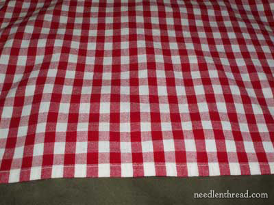 Drawn Thread on Gingham