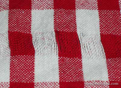 Drawn Thread on Gingham