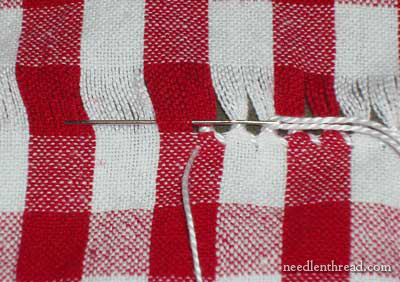 Drawn Thread on Gingham