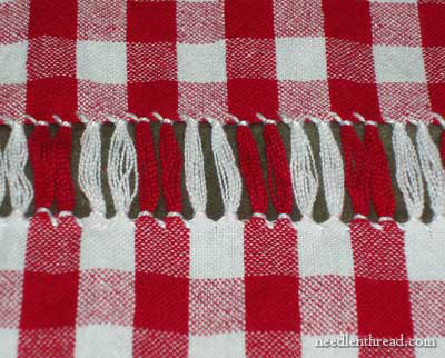 Drawn Thread on Gingham