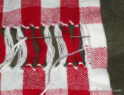 Drawn Thread on Gingham