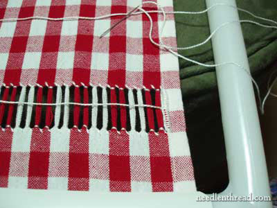 Drawn Thread on Gingham