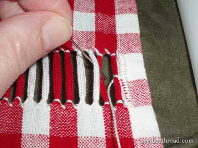 Drawn Thread on Gingham