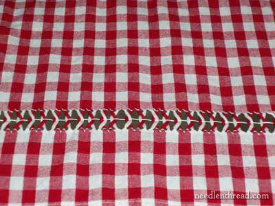 Drawn Thread on Gingham