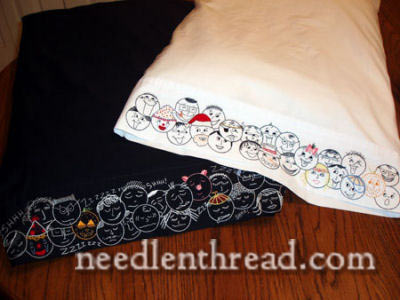 Hand Embroidered Pillowcases