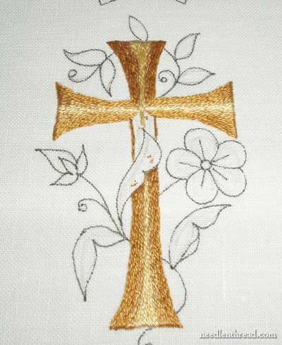 Emma's Embroidered Prayerbook Cover