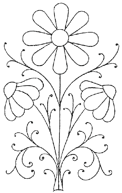 Embroidery Pattern: Pretty Daisies –