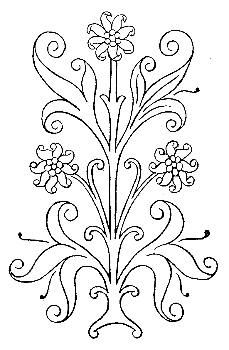 Printable Paint by Number Coloring Pages  Paint by number, Color by number  printable, Modern hand embroidery patterns