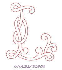 Monogram for Hand Embroidery: Celtic L