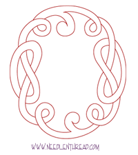 Monogram for Hand Embroidery: Celtic O