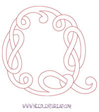 Monogram for Hand Embroidery: Celtic Q