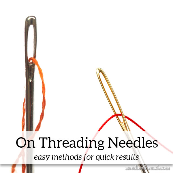 How to Thread a Needle for Beginners - Easy Way to Thread a Needle Without  a Threader