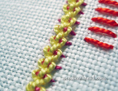 Raised Chain Stitch Band