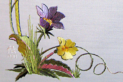 Reader's Embroidery: Spring