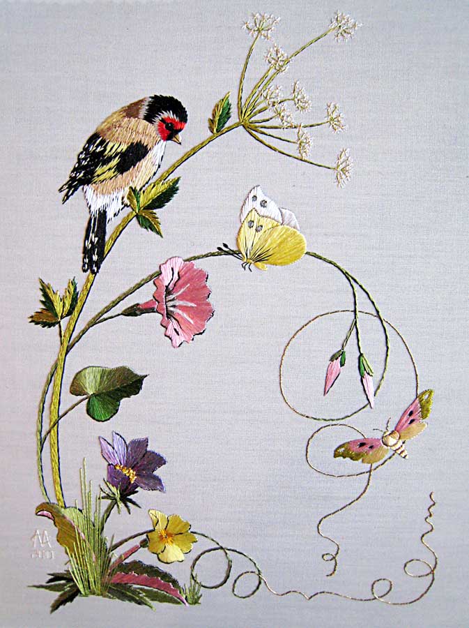 Reader's Embroidery: Spring