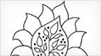 Embroidery Pattern: William Morris Flower Thingy