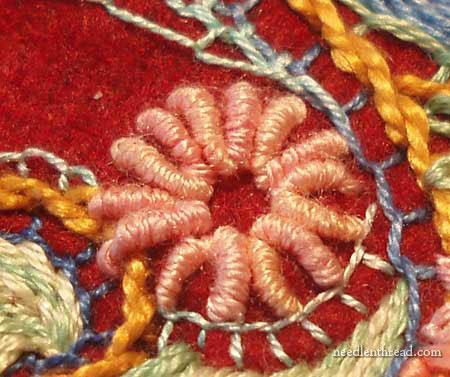 Bullion Knot in Hand Embroidery