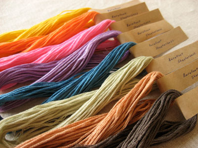 Naturally Dyed Embroidery Floss - DYE-TO-ORDER