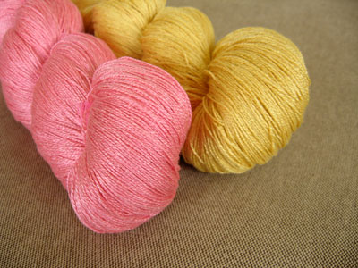 Safflower-Dyed Silk Yarn: Natural Dyed Embroidery Threads