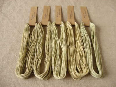 Yamogi Dyed Embroidery Thread: Natural Dyed Embroidery Threads