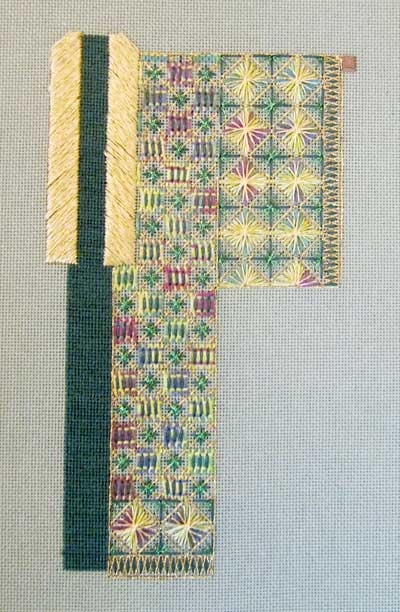 Canvaswork or Needlepoint: Various Stitches and Threads