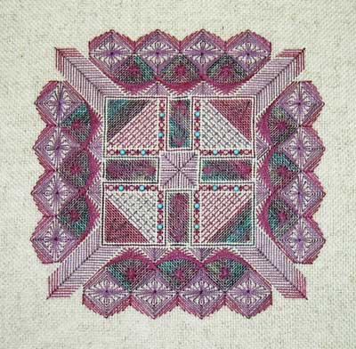 Canvaswork or Needlepoint: Various Stitches and Threads