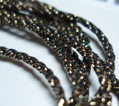 Soft Metallic Twist Trim for Needlework Projects