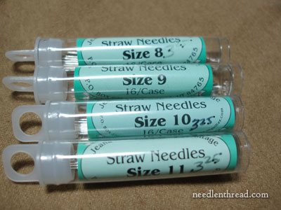 Straw or Milliner Needles for Hand Embroidery