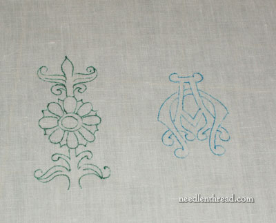 Embroidery Transfer with Paper Mate Flair