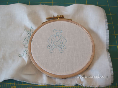 Embroidery Transfer with Paper Mate Flair