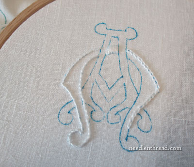 Embroidery Transfer with Paper Mate Flair