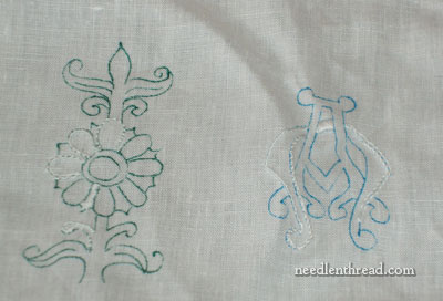 Embroidery Transfer with Paper Mate Flair