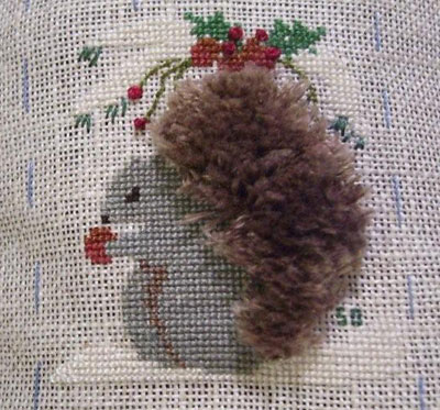 Turkey work embroidery stitch