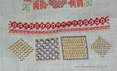 Embroidered Spot Sampler