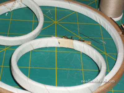 Binding Both Rings on Embroidery Hoops