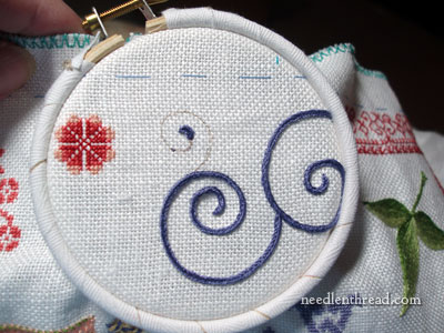Binding Both Rings on Embroidery Hoops