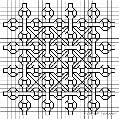 Developing Blackwork Embroidery Designs